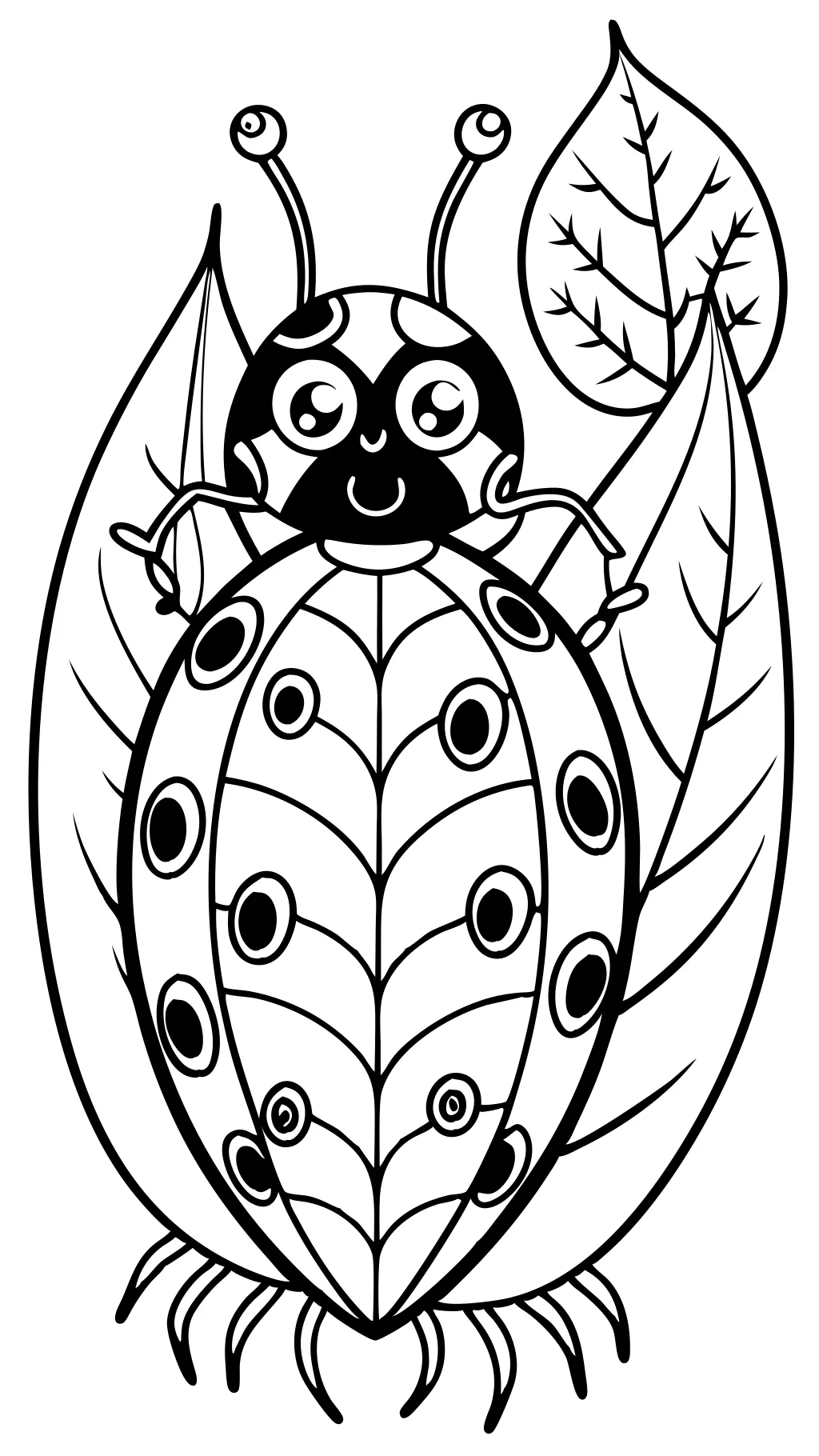 lady bug coloring page